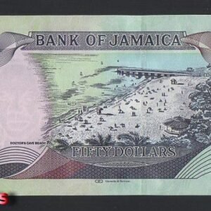 B444-JAMAICA-2013-21牙買加紙幣-50 Dollars(B)