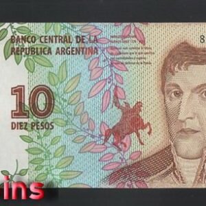 B447-Argentina-ND (2016)阿根廷紙鈔-10 Pesos（514）