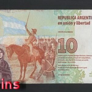 B447-Argentina-ND (2016)阿根廷紙鈔-10 Pesos（514）