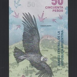 B448-ARGENTINA-ND (2018)阿根廷鈔票-50 Pesos(982)