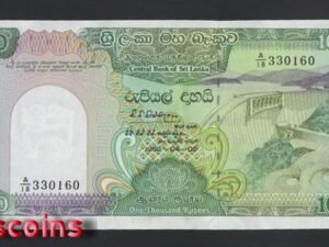 450-1 B450-SRI LANKA-1987-90斯里蘭卡紙幣,1000 Rupees(63)
