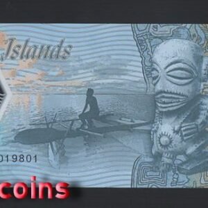 B451-COOK ISLANDS-2021庫克群島塑膠紙幣3 Dollars(184)