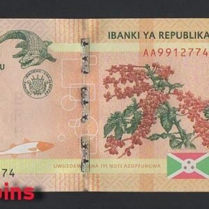 456-1 B456-BURUNDI-2015-23普隆地紙幣500 Francs / Amafaranga(B)
