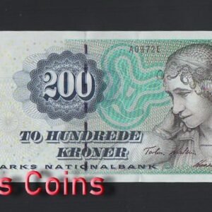 457-1 B457-DENMARK-1997 & 2000丹麥紙幣200 Kroner(O)