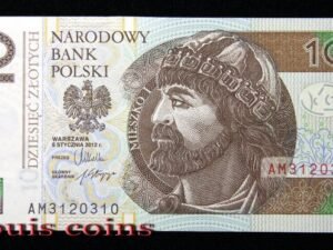 467-1 B467 POLAND 2012&2016波蘭紙幣 10 Złotych(B)