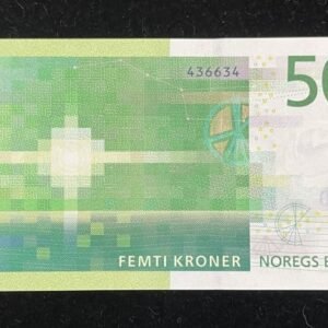 478-2 B478-NORWAY-2017挪威紙幣,50 Kroner(B)