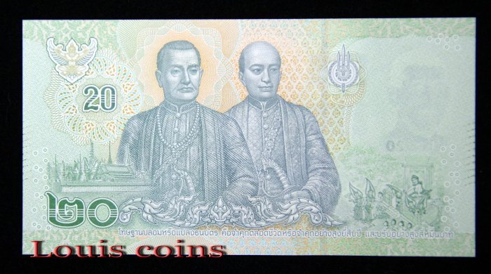 B481-THAILAND --2018泰國紙幣 20 Baht（162）
