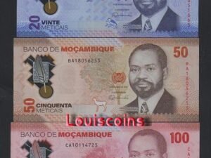 B483-MOZAMBIQUE-2024莫三比克塑膠紙幣,3張一組（B）