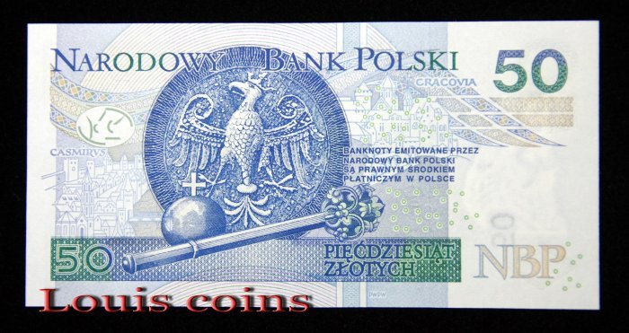 B486-POLAND --2012＆2017波蘭紙幣50 Złotych(B)