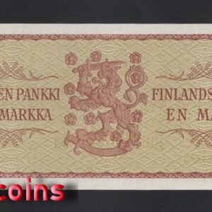 489-2 B489-FINLAND-1963芬蘭鈔票-1 Markka(18)