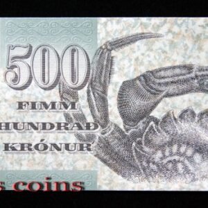 490-1 B490-FAEROE ISLANDS--2011法羅群島紙幣500 Krónur(B)