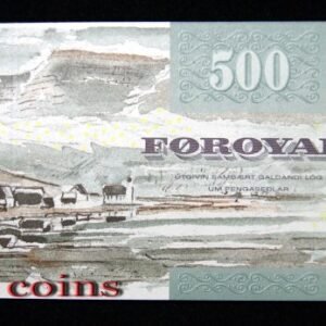 490-2 B490-FAEROE ISLANDS--2011法羅群島紙幣500 Krónur(B)