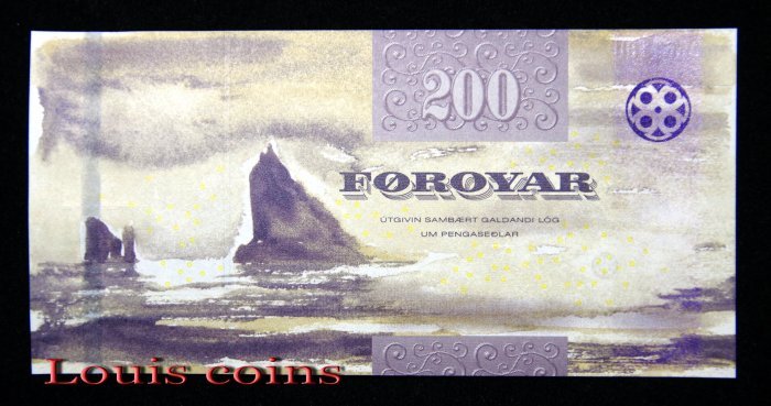 B493-FAEROE ISLANDS--2011法羅群島紙幣200 Krónur(B)