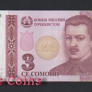 B497-TAJIKISTAN--2010塔吉克紙幣3 Somoni(788)