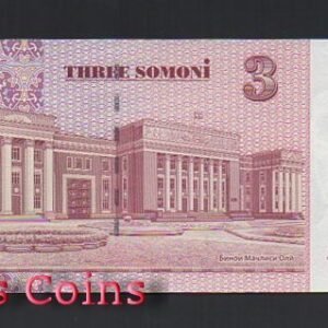 B497-TAJIKISTAN--2010塔吉克紙幣3 Somoni(788)