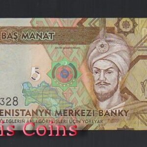 499-1 B499-TURKMENISTAN--2009土庫曼紙幣5 Manat(551)