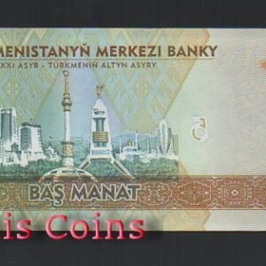 499-2 B499-TURKMENISTAN--2009土庫曼紙幣5 Manat(551)
