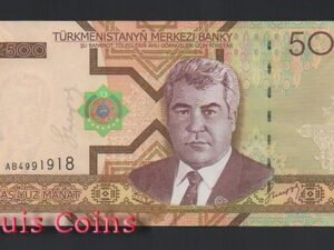 B500-TURKMENISTAN--2005土庫曼紙幣500 Manat（545）