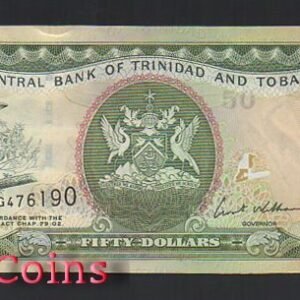 504-1 B504-TRINIDAD & TOBAGO--2006千里達及托巴哥共和國50 Dollar(697)