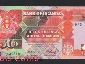 B516-UGANDA--1989烏干達紙幣50 Shillings（591）