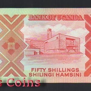 B516-UGANDA--1989烏干達紙幣50 Shillings（591）