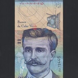 B523-CAPE VERDE-1999維德角(佛得角)紙幣2.000 Escudos(B)