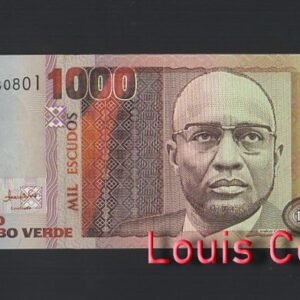 527-1 B527-CAPE VERDE-1989維德角(彿德角)紙幣1.000 Escudos(O)
