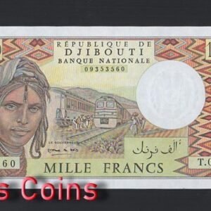 B528-DJIBOUTI-1979-2005吉布地紙幣,1.000 Francs(B)