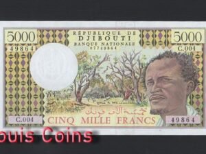 B530-DJIBOUTI-1979-2002吉布地紙幣,5.000 Francs(O)