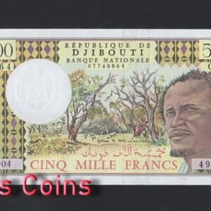B530-DJIBOUTI-1979-2002吉布地紙幣,5.000 Francs(O)