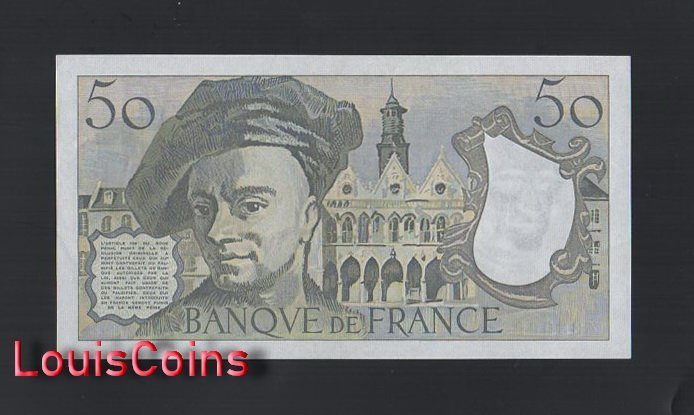 B532-FRANCE-1976-1992法國紙幣,50 Francs(B)