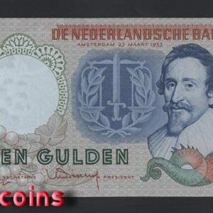 B538-NETHERLANDS-1953荷蘭紙幣,10 Gulden(BO)