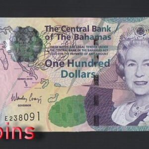 B544-BAHAMAS-2009巴哈馬鈔票-100 Dollars(HB)