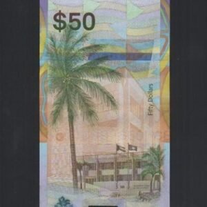 B545-BAHAMAS-2019巴哈馬紙幣 50 Dollars(B)