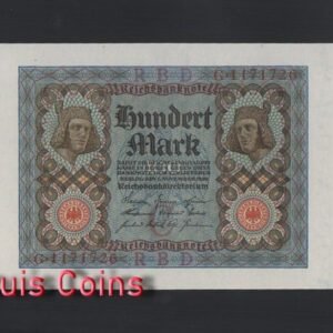 B547-GERMANY - Reichsbank-1920德國紙幣,100 Mark(B)