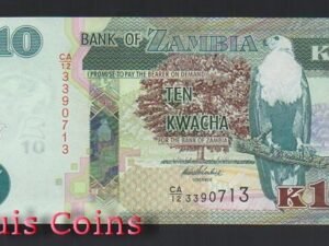B557-ZAMBIA--2012尚比亞紙幣10 Kwacha(763)