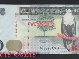 B558-ZAMBIA--2012尚比亞紙幣2 Kwacha(762)