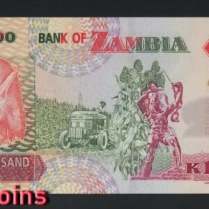 561-2 B561-ZAMBIA-2003-2012尚比亞(贊比亞)塑膠紙幣,1000 Kwacha(747)