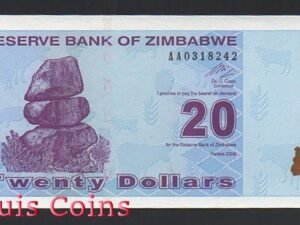 B564-ZIMBABWE--2009辛巴威紙幣20 Dollars(745)