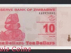 B565-ZIMBABWE--2009辛巴威紙幣10 Dollars(744)