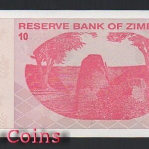 565-2 B565-ZIMBABWE--2009辛巴威紙幣10 Dollars(744)