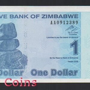 566-1 B566-ZIMBABWE--2009辛巴威紙幣1 Dollar(743)