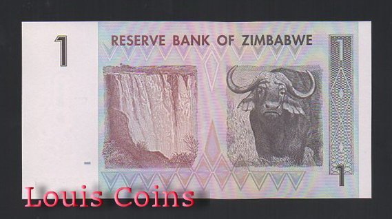 567-2 B567-ZIMBABWE--2007辛巴威紙幣1 Dollar(742)