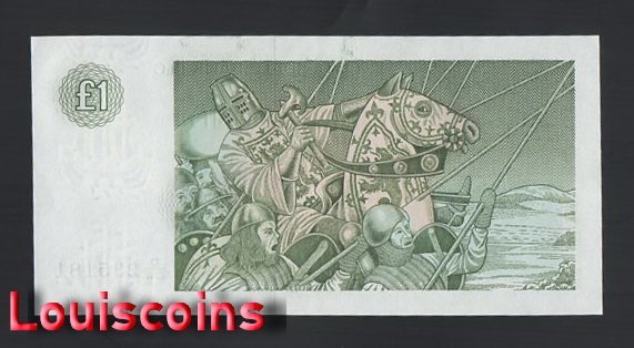 B572-SCOTLAND-1982-1988蘇格蘭紙幣1 Pounds(BO)