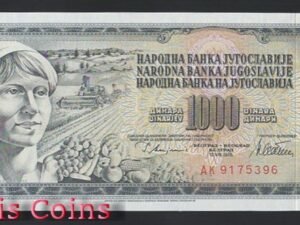 B575-YUGOSLAVIA--1978南斯拉夫紙幣1.000 Dinara(850)