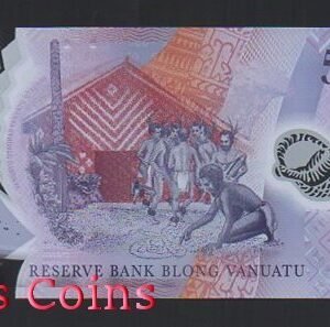 584-2 B584-VANUATU--2017萬那杜塑膠鈔票500 Vatu(411)