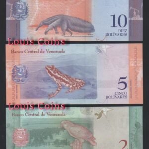 587-14 B587-VENEZUELA--委內瑞拉紙幣三套(共21張)(O)