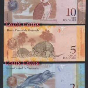 587-4 B587-VENEZUELA--委內瑞拉紙幣三套(共21張)(O)