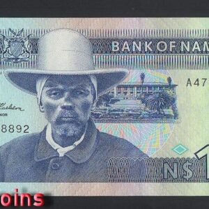 589-1 B589-NAMIBIA-ND (1993)納米比亞紙幣,-10 Namibia Dollars(B)