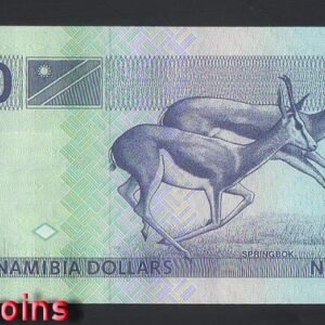 589-2 B589-NAMIBIA-ND (1993)納米比亞紙幣,-10 Namibia Dollars(B)